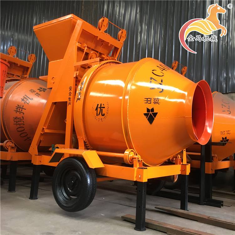 昆明銷售JZC350混凝土攪拌機(jī) 全自動(dòng)建筑工地砂漿滾筒攪拌機(jī)的首選廠家“金馬”